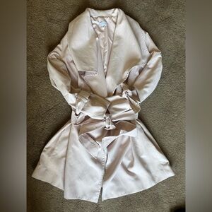 Mud Pie Light Pink Trench Coat
